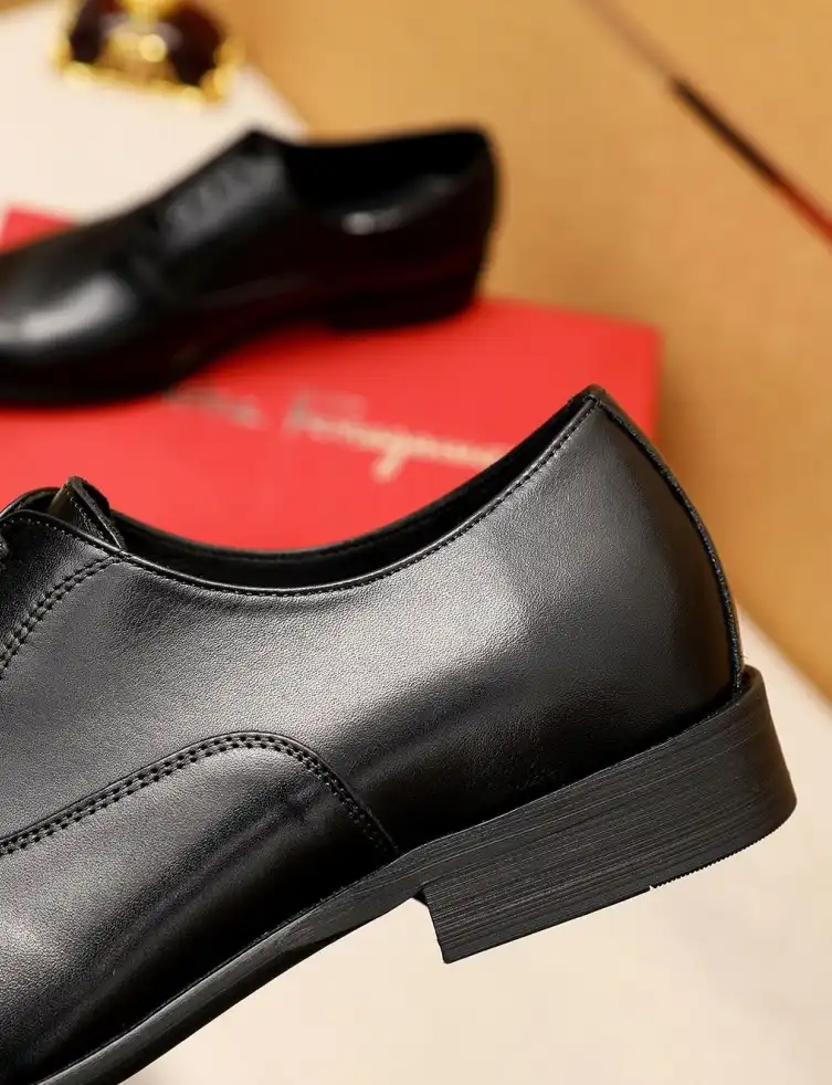 hype Ferragamo Leather Shoes