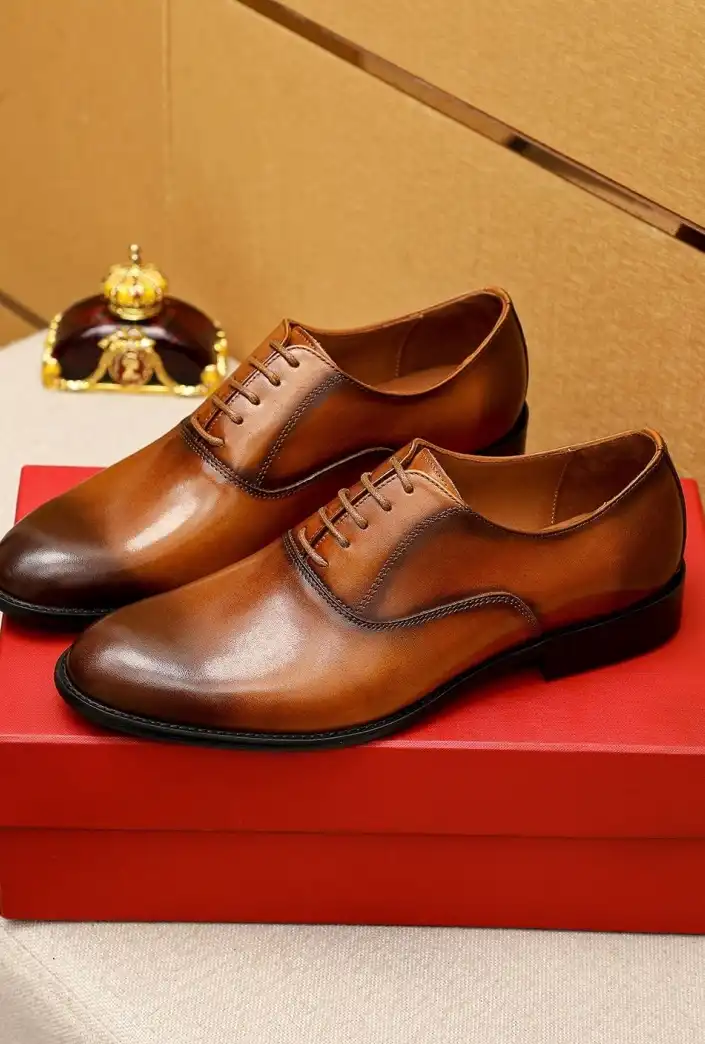 hype Ferragamo Leather Shoes