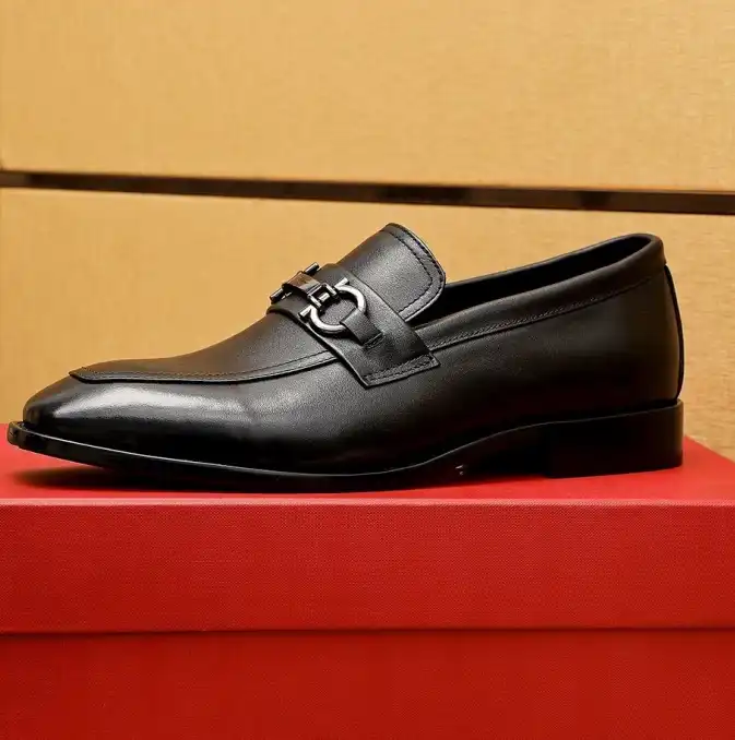 hype Ferragamo Leather Shoes