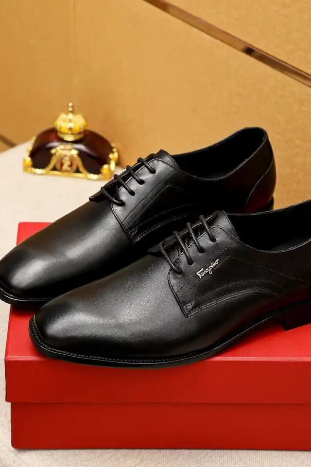 hype Ferragamo Leather Shoes