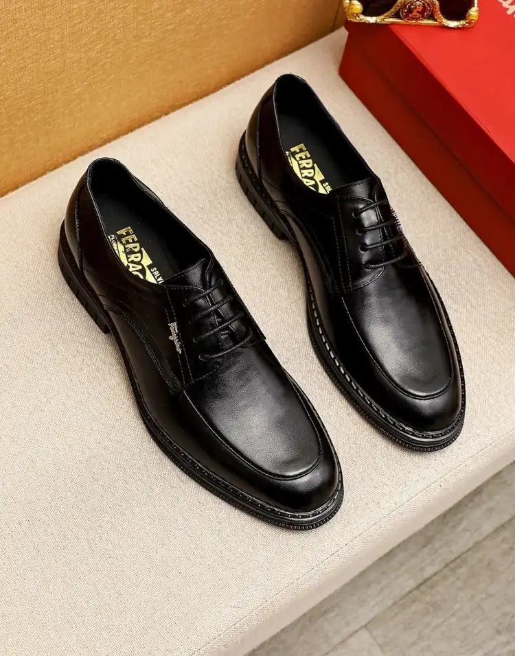 hype Ferragamo Leather Shoes