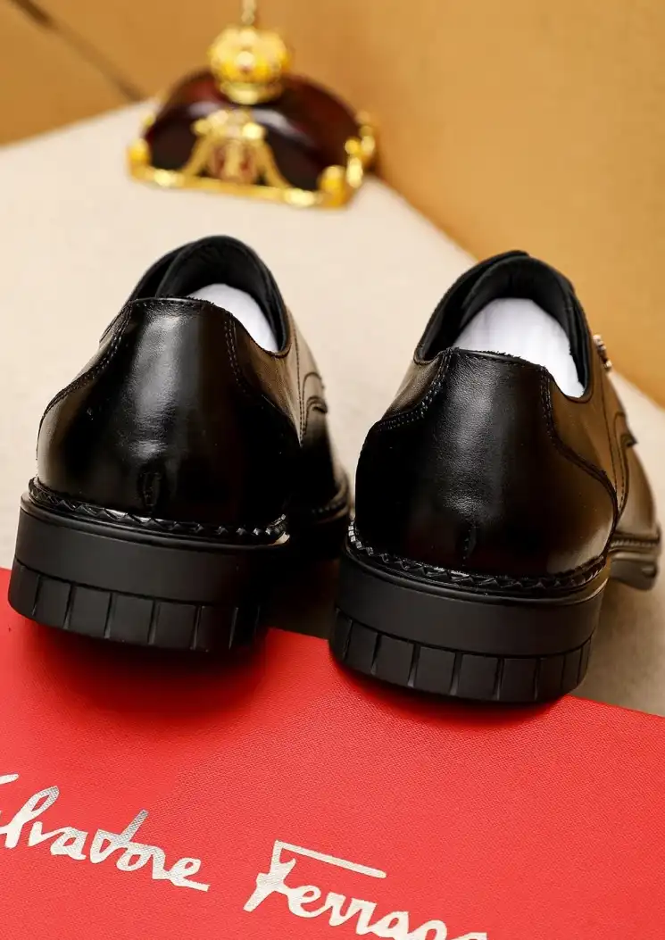 hype Ferragamo Leather Shoes