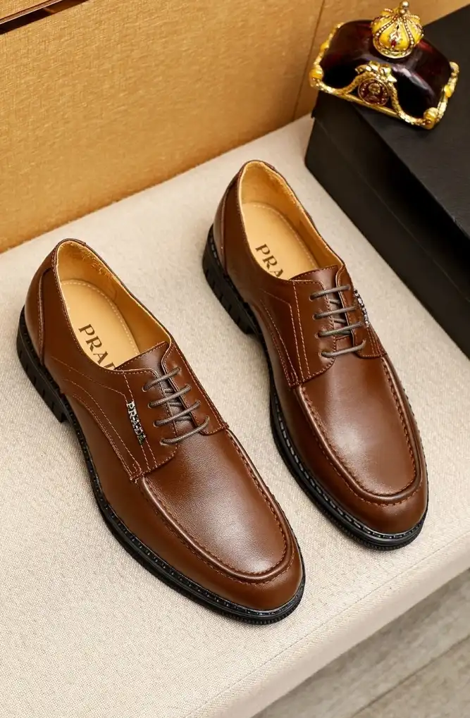 hype Prada Leather Shoes