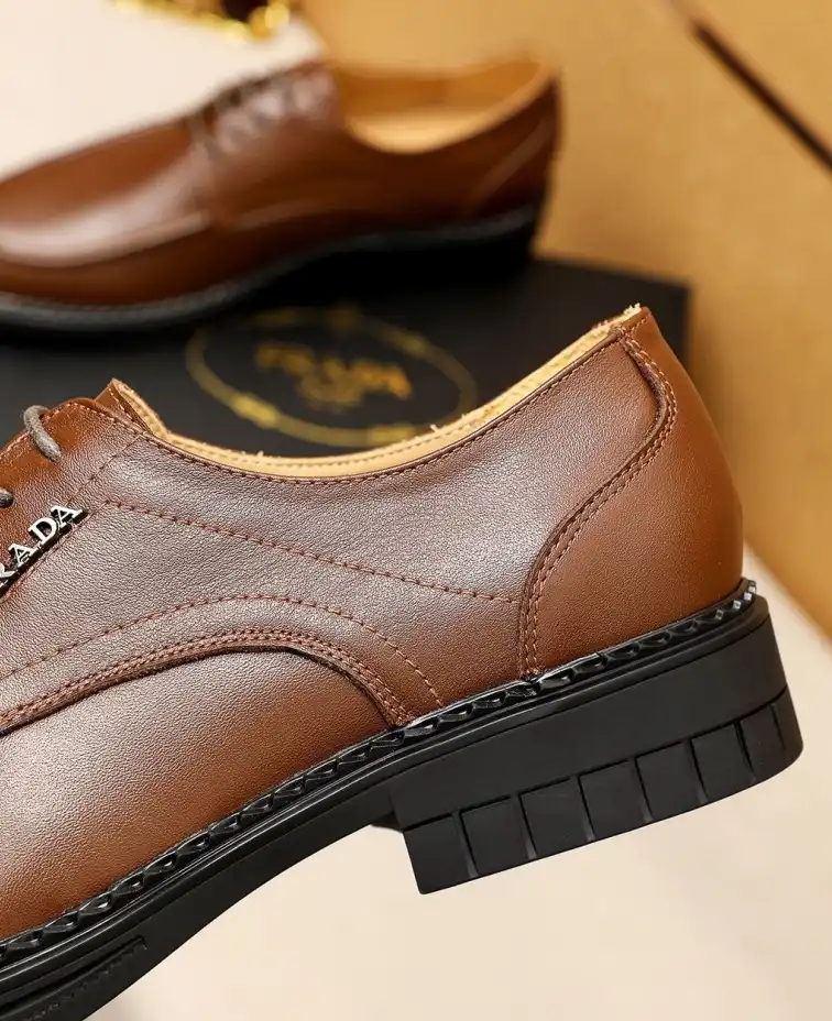 hype Prada Leather Shoes