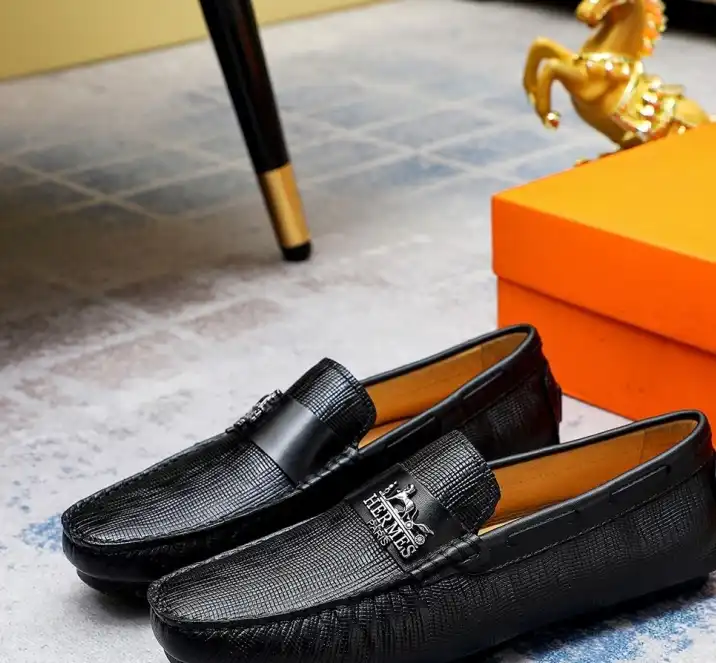 hype Hermes Leather Shoes