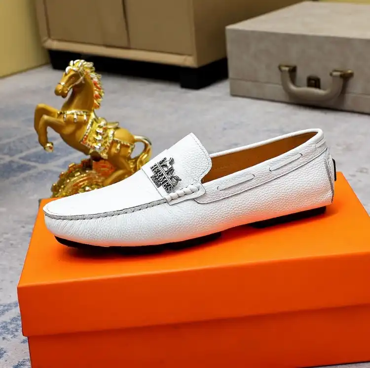 hype Hermes Leather Shoes