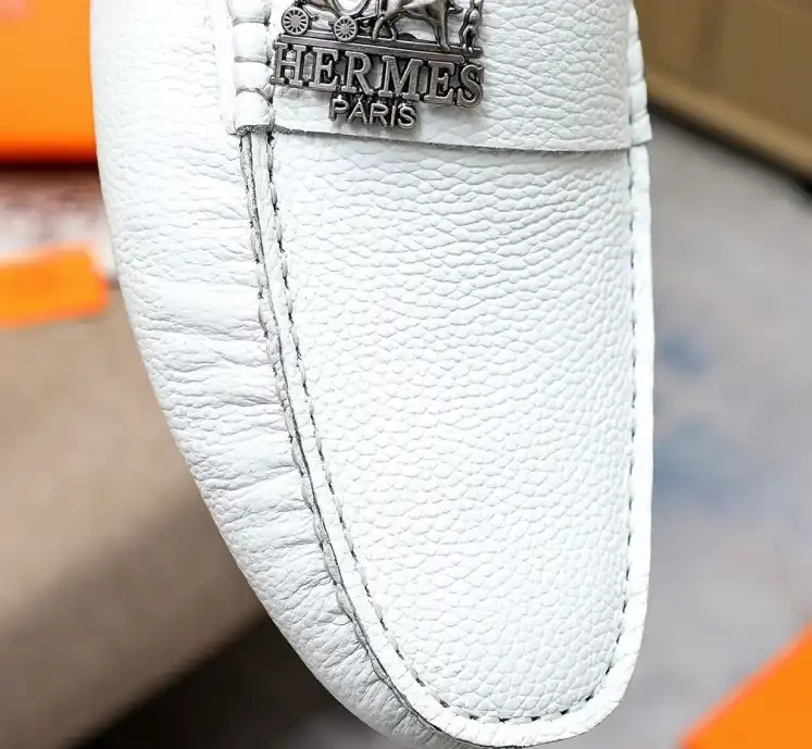 hype Hermes Leather Shoes