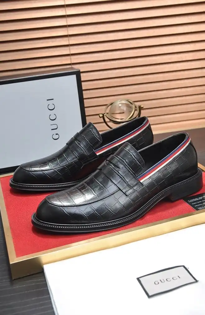 hype Gucci Leather Shoes