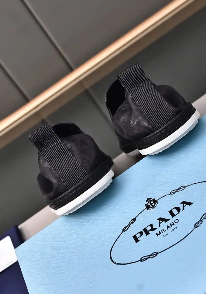 hype Prada Leather Shoes