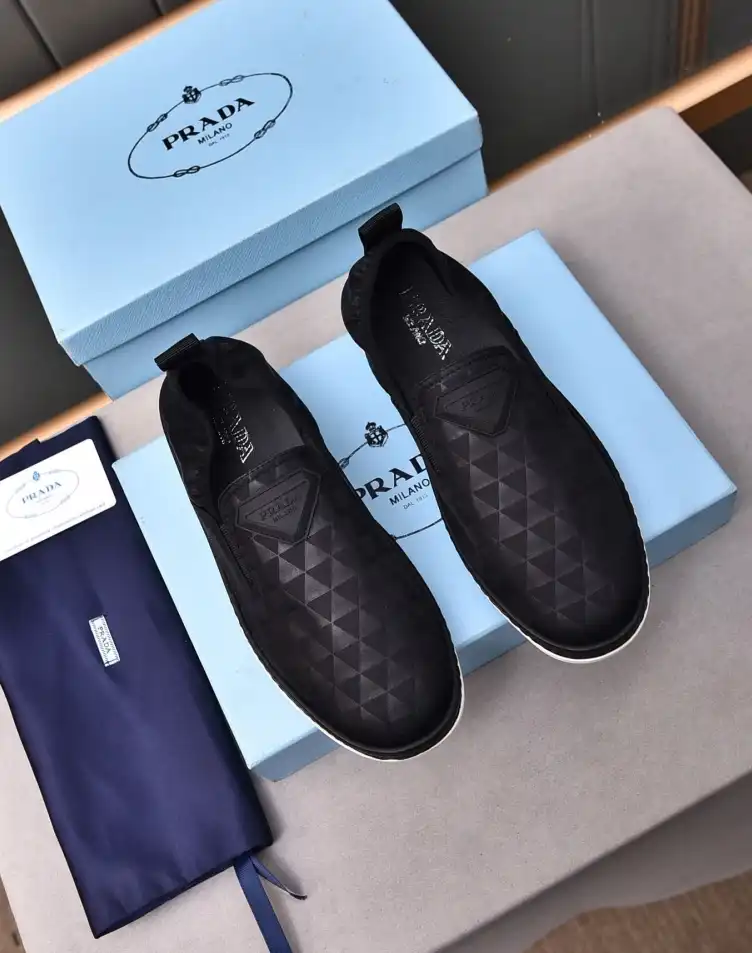 hype Prada Leather Shoes