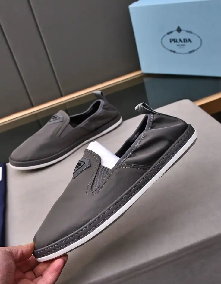 hype Prada Leather Shoes