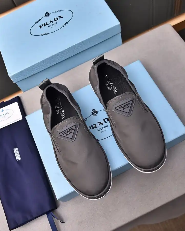 hype Prada Leather Shoes