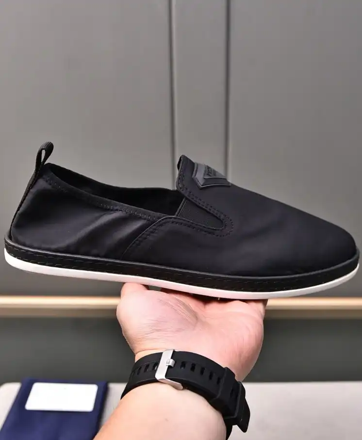 hype Prada Leather Shoes