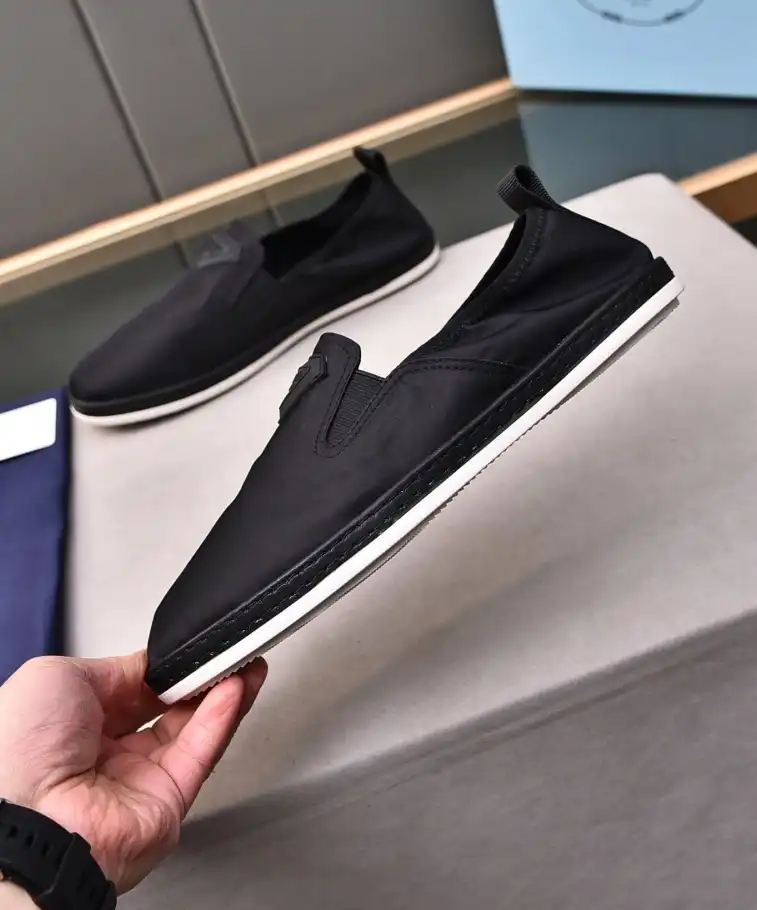 hype Prada Leather Shoes