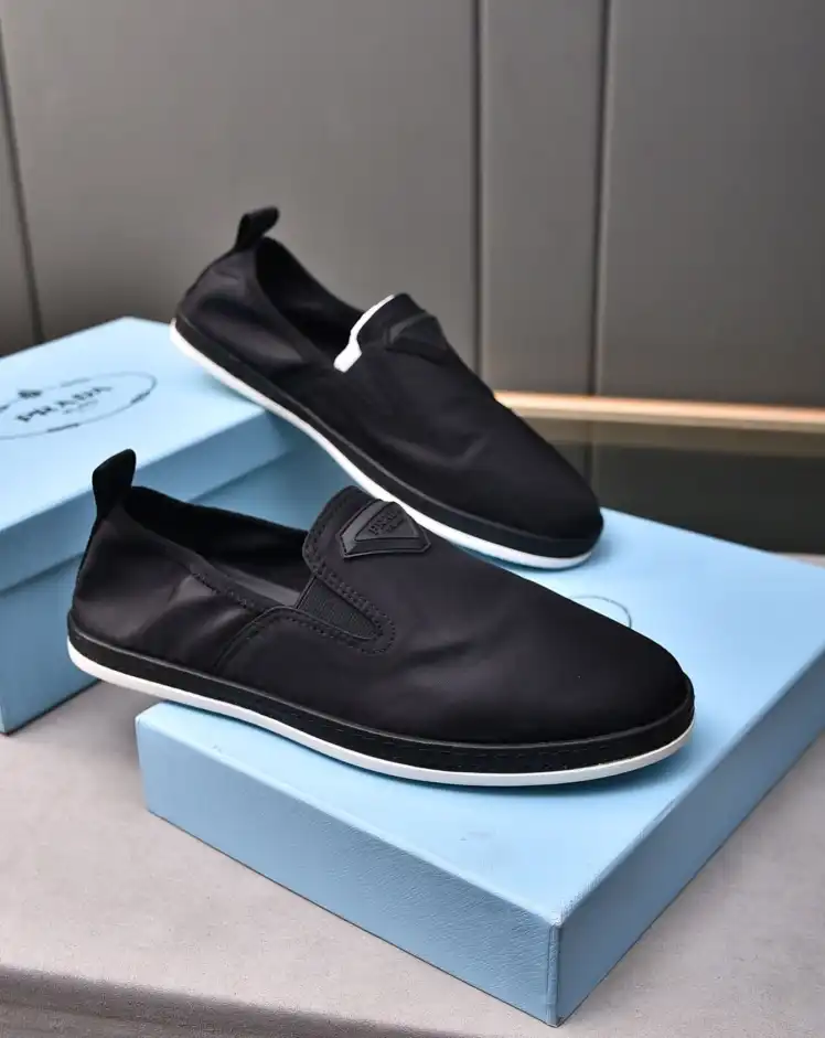 hype Prada Leather Shoes