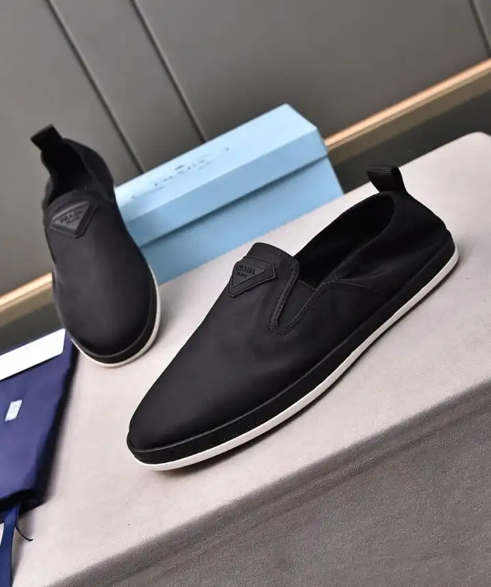 hype Prada Leather Shoes