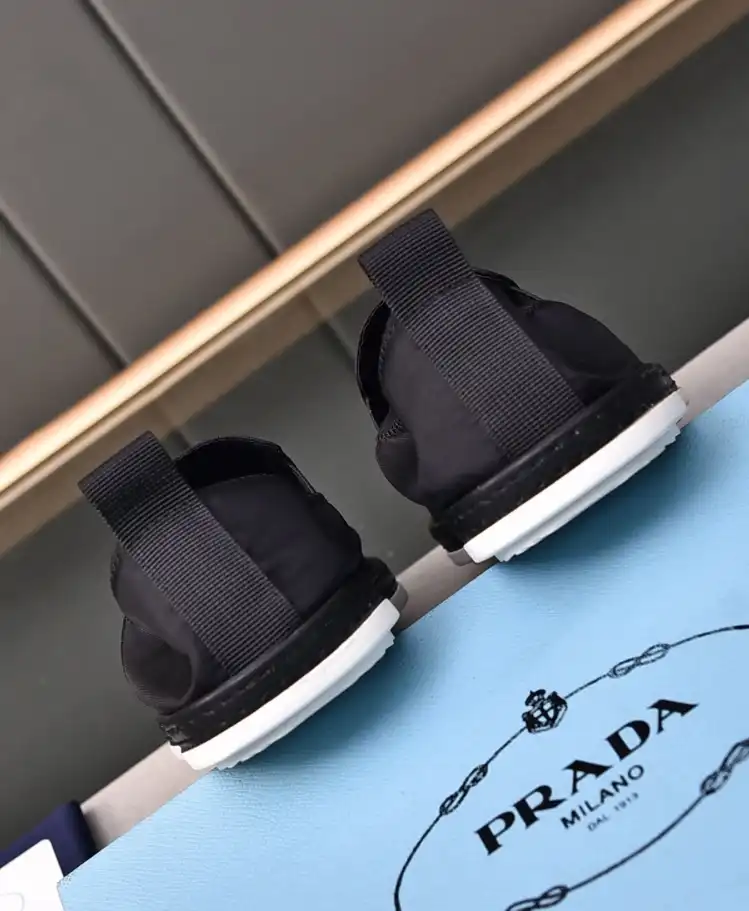 hype Prada Leather Shoes