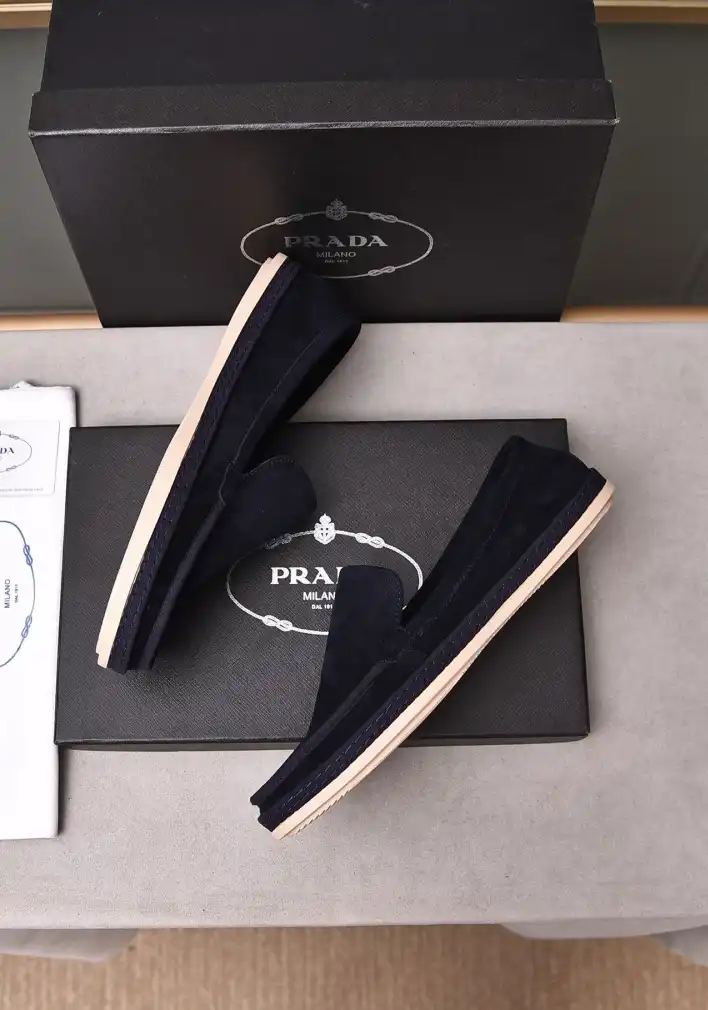 hype Prada Leather Shoes