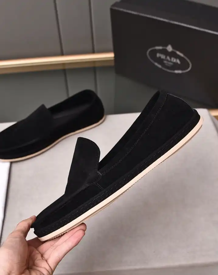 hype Prada Leather Shoes