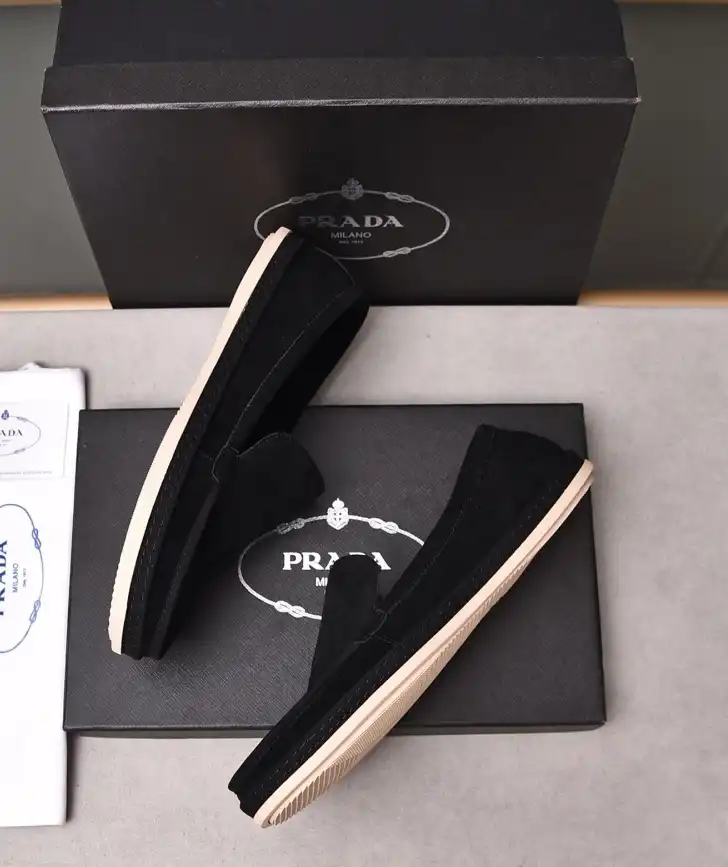 hype Prada Leather Shoes