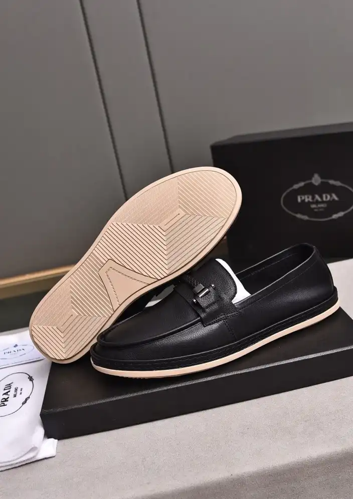 hype Prada Leather Shoes