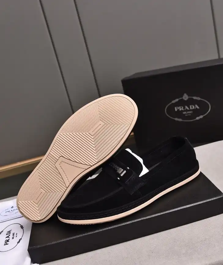 hype Prada Leather Shoes