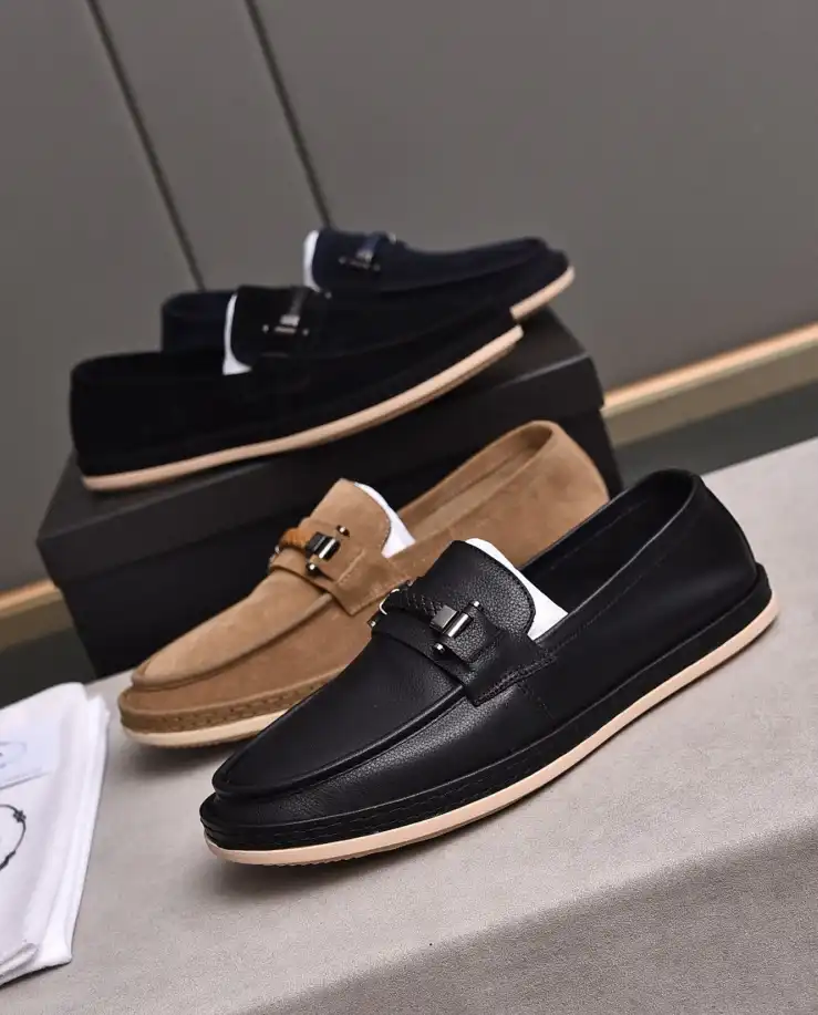 hype Prada Leather Shoes