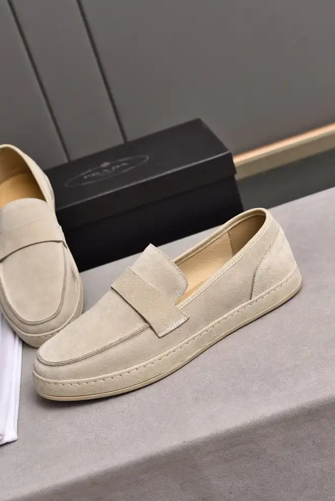 hype Prada Leather Shoes