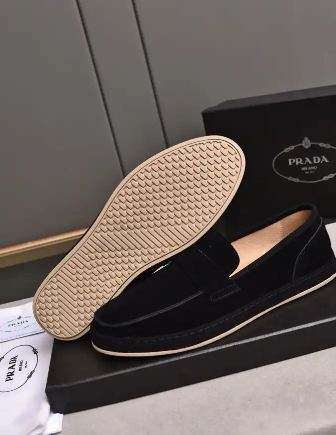 hype Prada Leather Shoes