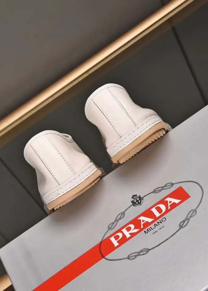 hype Prada Leather Shoes