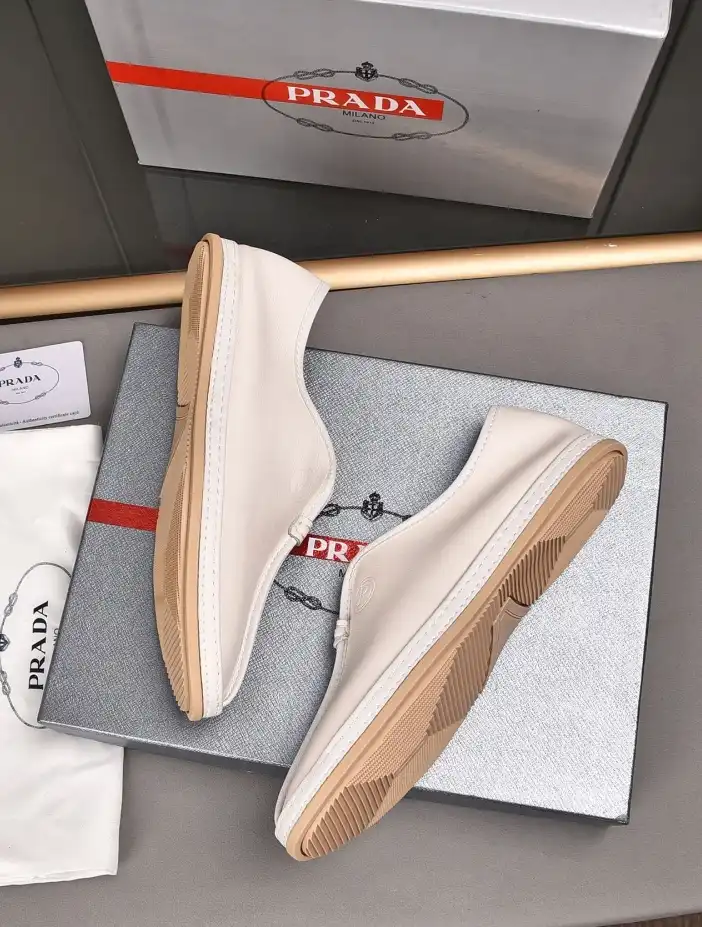 hype Prada Leather Shoes