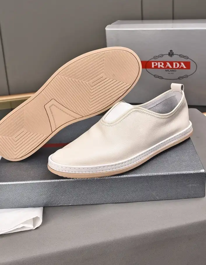 hype Prada Leather Shoes