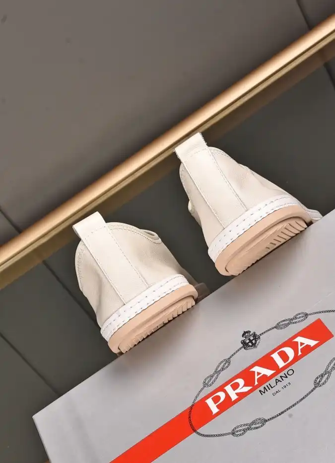 hype Prada Leather Shoes