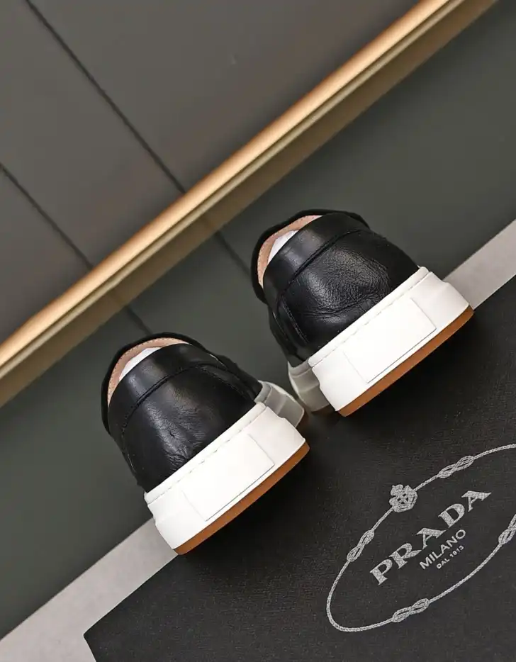 hype Prada Leather Shoes