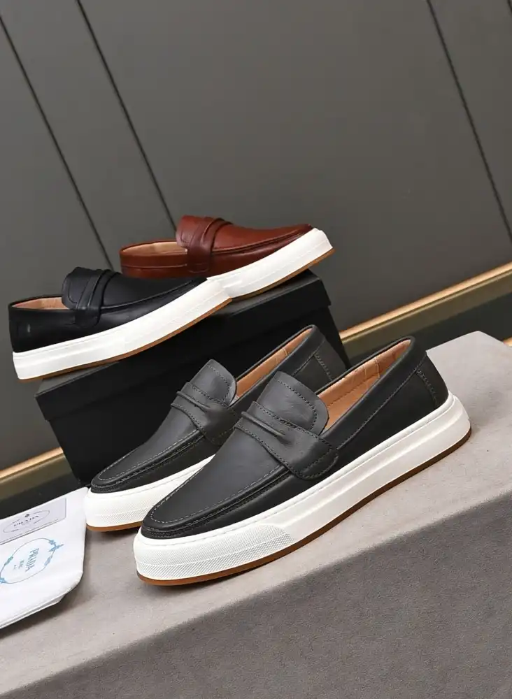 hype Prada Leather Shoes