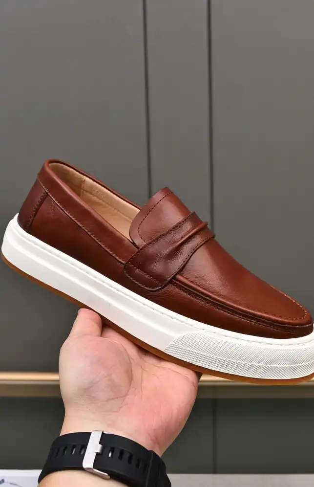 hype Prada Leather Shoes