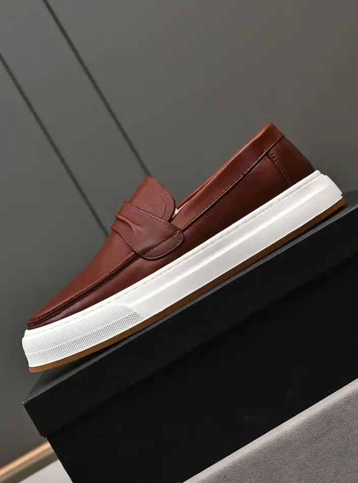 hype Prada Leather Shoes