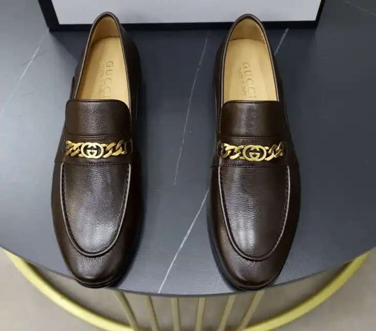 hype Gucci Leather Shoes