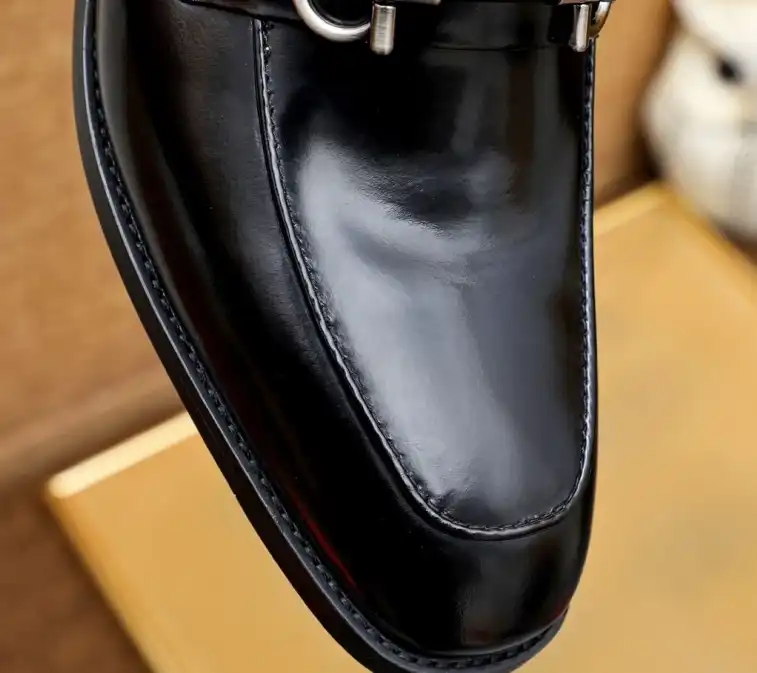 hype Ferragamo Leather Shoes