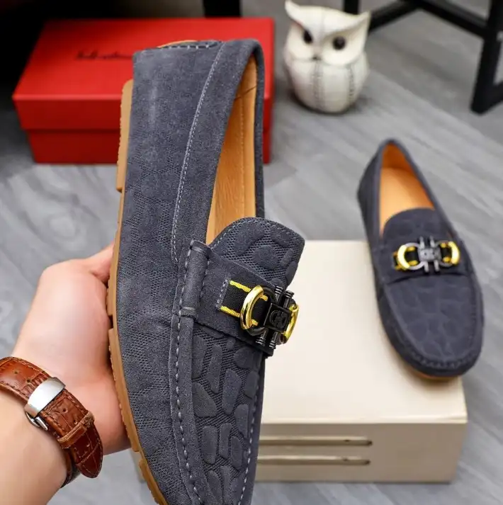 hype Ferragamo Leather Shoes