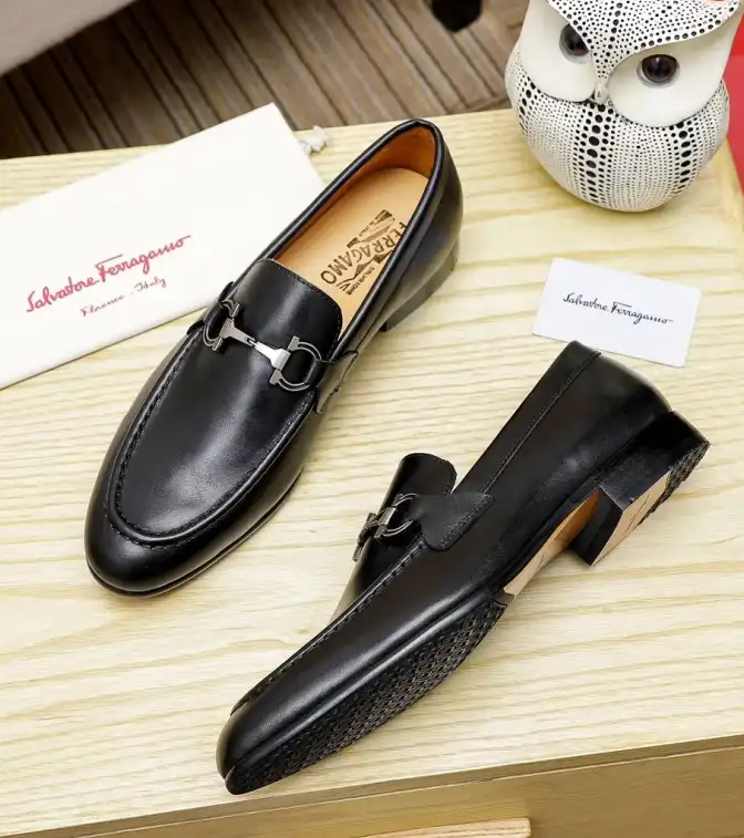 hype Ferragamo Leather Shoes