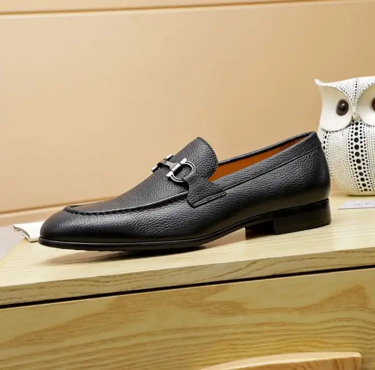 hype Ferragamo Leather Shoes