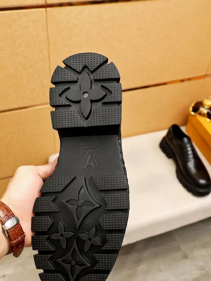 hype LV Leather Shoes