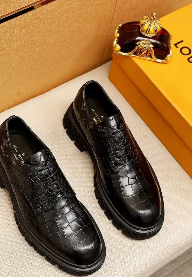 hype LV Leather Shoes