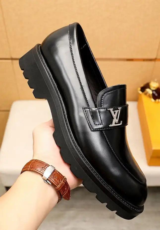 hype LV Leather Shoes