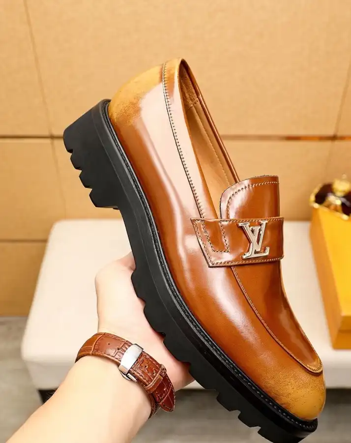 hype LV Leather Shoes