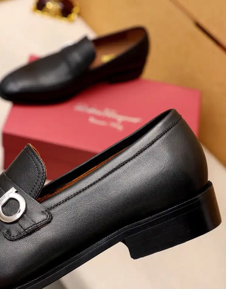 hype Ferragamo Leather Shoes