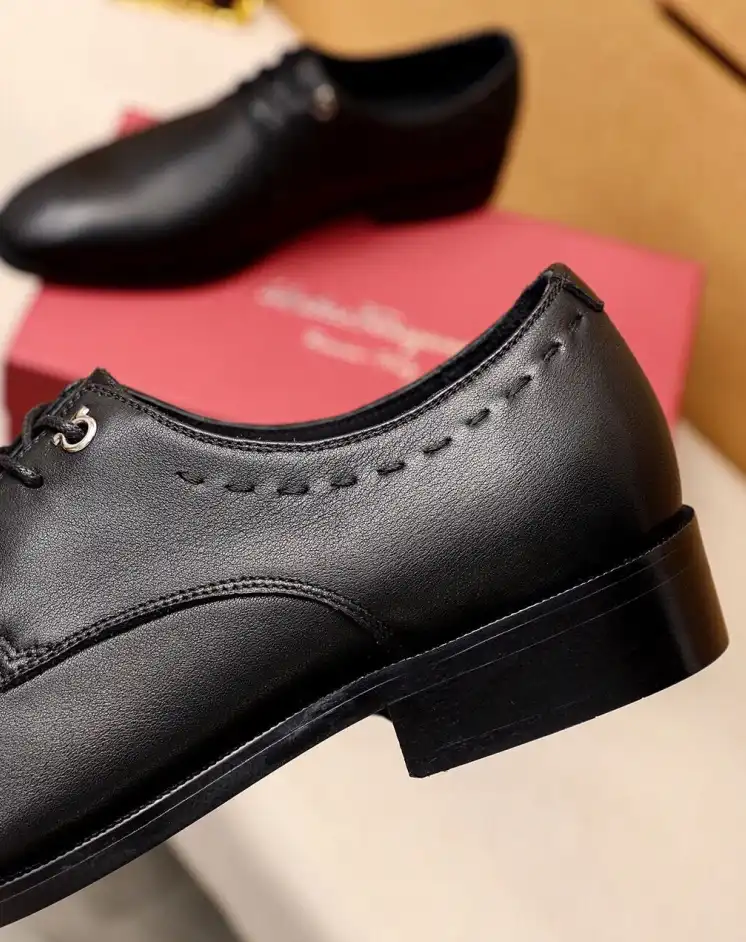 hype Ferragamo Leather Shoes