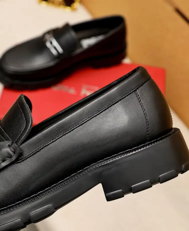 hype Ferragamo Leather Shoes