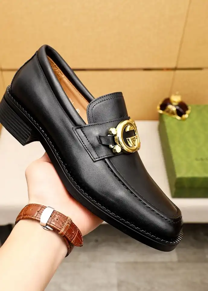 hype Gucci Leather Shoes